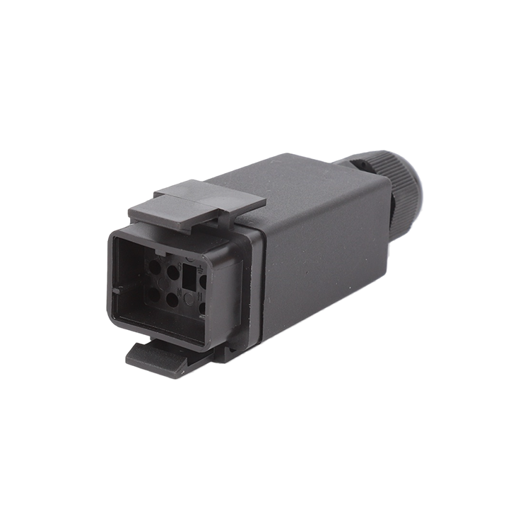 12‑Pin Circular Male Plug Connector Compatible with Nordson